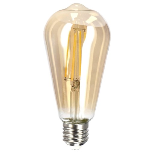 Dekoratívna LED žiarovka E27 ST64 GOLD 7W 3000K teplá 710lm EDO