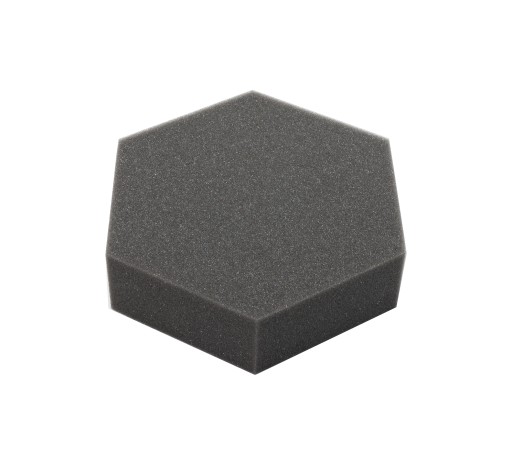 Hladký akustický panel HONEYCOMB šesťhran SAMOLEPIACI 10/5cm šedý