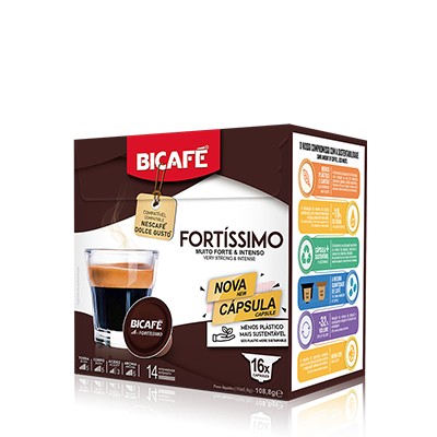 Kávové kapsuly Bicafe FORTISSIMO pre Dolce Gusto 16