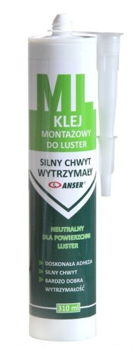 Beige Strong lepidlo na montáž zrkadiel 310ml Anser
