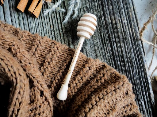 SUŠIČKA HONEY lyžička na med KVALITNÁ 12,5 cm - ŠPAJZA