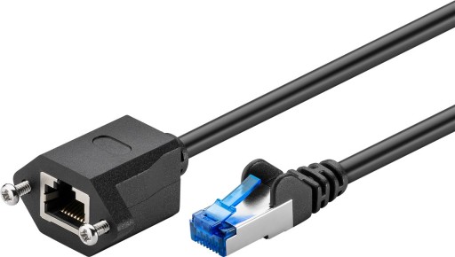 Predlžovací sieťový kábel RJ45 cat.6a S/FTP 1m