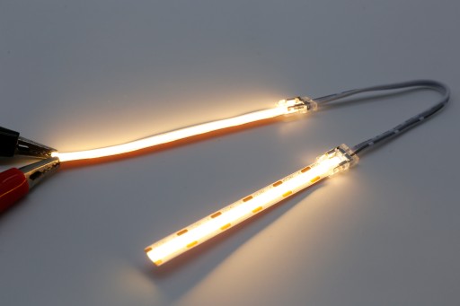 KONEKTOR PRE LED COB PRÚžky 8mm, obojstranný, ZÁPADKA NA PRIPOJENIE DVOCH PÁSKOV