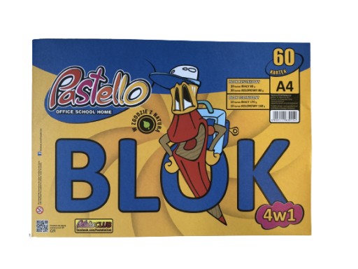 Blok 4v1 60k kresba/technická biela/farebná