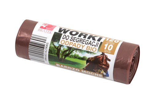 BIO vrecia na triedenie odpadu 120L 10 ks.