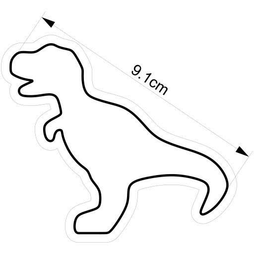 Vykrajovačka Tyrannosaurus T-rex Dinosaur 77 9cm