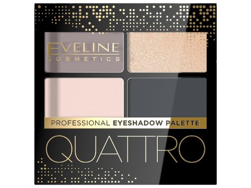 Eveline Cosmetics Quattro Eyeshadow paletka 4 tieňov č.02