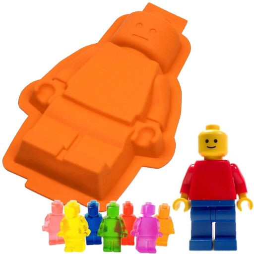 Forma, silikónová tortová forma na veľkú LEGO figúrku
