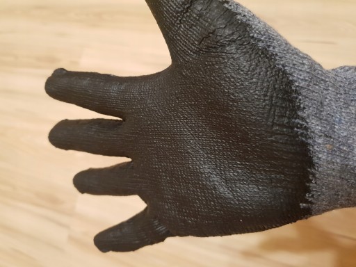Pracovné rukavice LATEX, silne potiahnuté