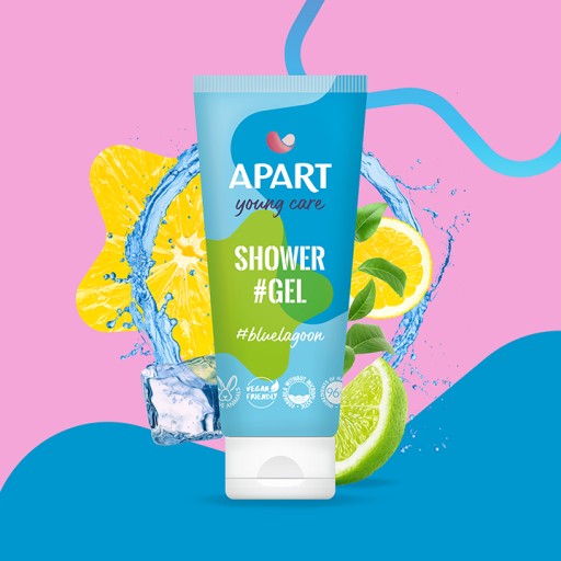 Sprchový gél APART Young Care Blue Lagoon 200ml
