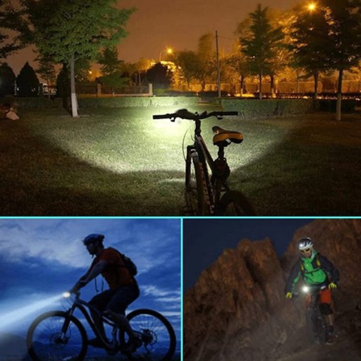 BIKE SVETLÁ LED CYKLISTICKÁ LAMPA PREDNÁ ZADNÁ 2KS