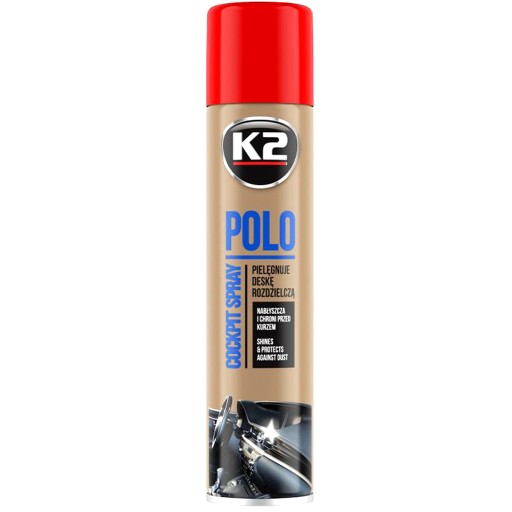 K2 Polo Cockpit STRAWBERRY 300ML PLAK do kokpitu