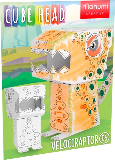 CubeHead. Model velociraptora