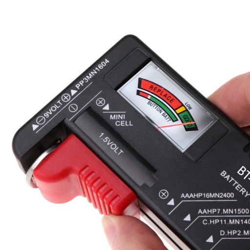 AA AAA R14 TESTER BATERIE METER