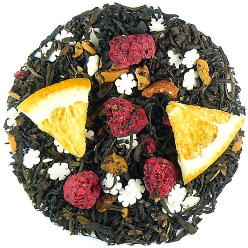WHITE PUCH - čierny čaj 50 g POMERANČOVÉ MALINY