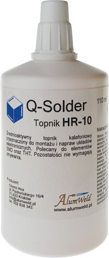 Q01D Q-Solder HR-10 Flux SMD SMT Spájkovanie 110ml