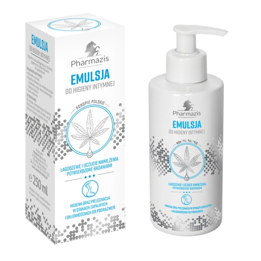 Pharmazis Hemp Polish emulzia intímnej hygieny 250 ml