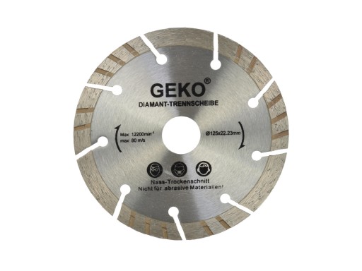125mm sivý diamantový kotúč - laser GEKO G00222