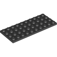 LEGO Tanier 4x10 Čierny 303026 3030 - 1 ks
