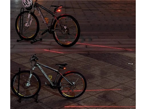 Osvetlenie na bicykel Zadné svetlo na bicykel laserové Svetlo na bicykel