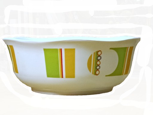 Šalátová misa, 23 cm, 2,0 l. hlboký dekor
