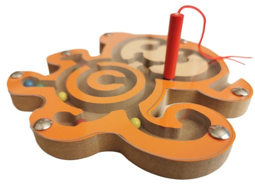 V2 MAGNETICKÉ LABYRINTOVÉ GULE ZVIERATÁ S MAGNETOVOU LOGICKOU HROU WZ