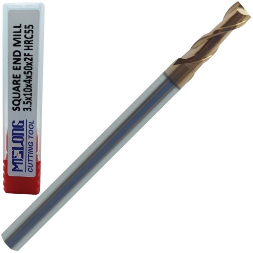 KARBIDOVÁ FRÉZA VHM MTS fi 3,5 mm 55 HRC 2 čepele 2Z