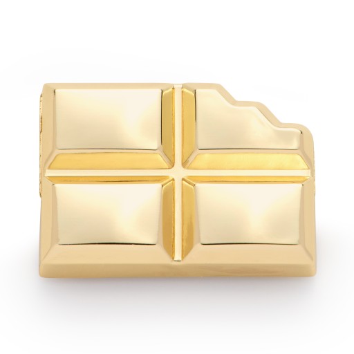 Zlatá magnetická spona na tašku, magnet 50x30mm
