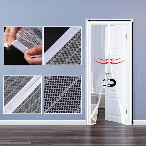 SIEŤKA PROTI KOMÁROM NA DVERE, BALKÓNOVÉ OKNO, VEĽMI PEVNÁ, PEVNÁ, 80/90/100 x 210/220