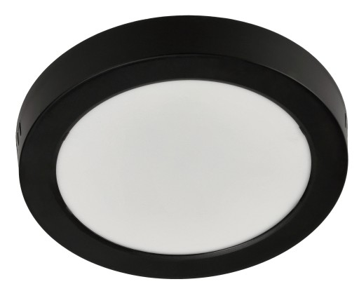 LED stropné svietidlo prisadené na povrch 18W 1980lm 4000K neutrálne čierne okrúhle
