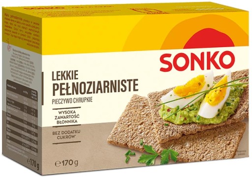 Sonko celozrnný chlieb svetlý 170g x2