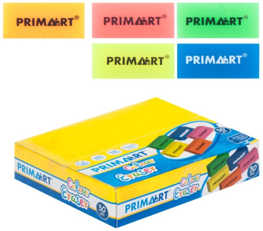 NEÓNOVÉ GUMA MIX FARIEB Prima Art FAREBNÉ ZMAŽANIE NÁDHERNE