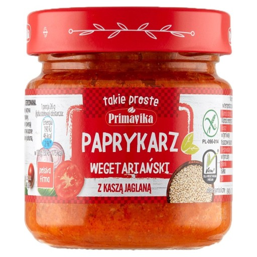 Primavika - Vegetariánsky paprykarz s prosom 160g