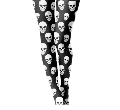 DÁMSKE PANČUCHOVÉ PANČUCHY, ČIERNY HALLOWEEN