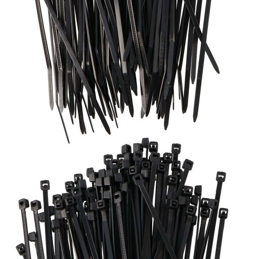 100x sťahovacie pásky Káblové pásky Zipsy 2,5 x 120 mm Silné UV sťahovacie pásky