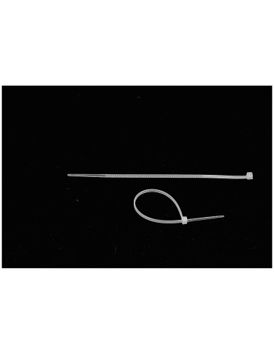 Sťahovacie pásky 2,5x150mm Biele 100 ks.