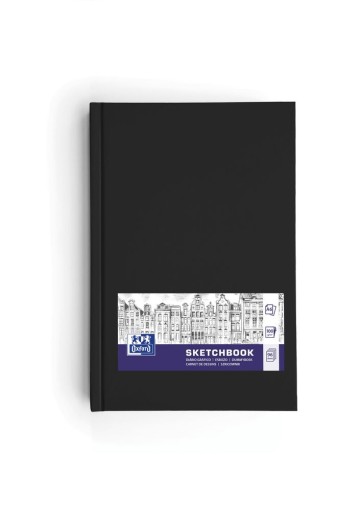 Skicár OXFORD A6 96K 100G ČIERNA