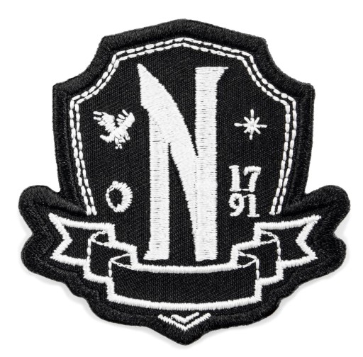 Streda nášivka Adams Nevermore Nažehľovačka na oblečenie 6,5x6,5 cm