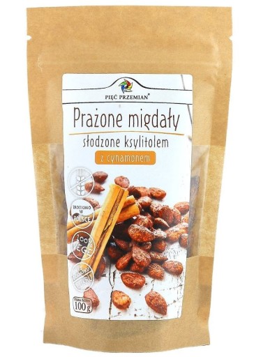 Pražené mandle so škoricou a xylitolom 100 g
