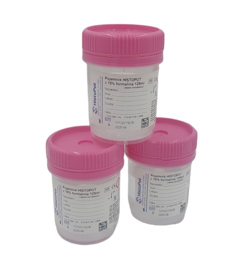 Histopatologická nádoba 125 ml s formalínom 10%