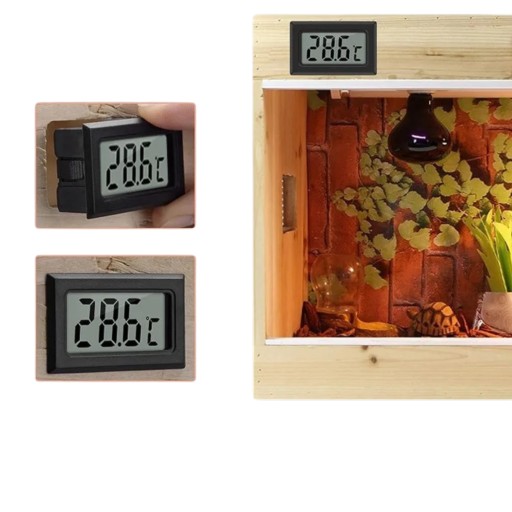 DIGITÁLNY ELEKTRONICKÝ LCD TEPLOMER SO SONDOU