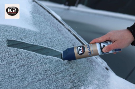 K2 ALASKA 300ML VÝKONNÝ ROZMRAZOVAČ OKIEN sprej + škrabka 2v1