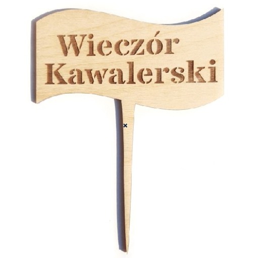 Rozlúčkový topper s ozdobným nápisom 13cm