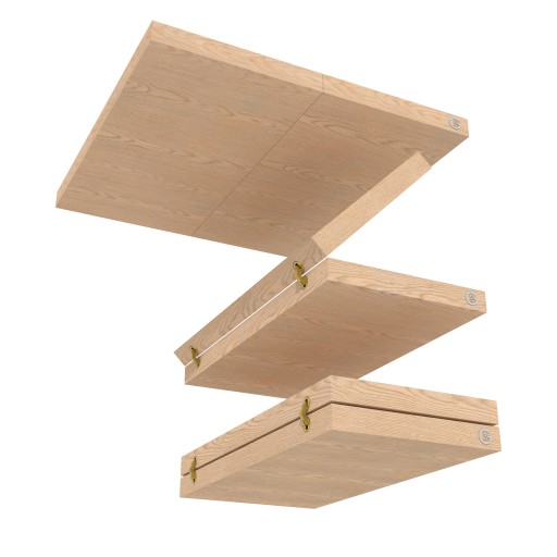 Záves cylindrický fi 10 mm, na stôl, nábytkové dvierka, mosadz