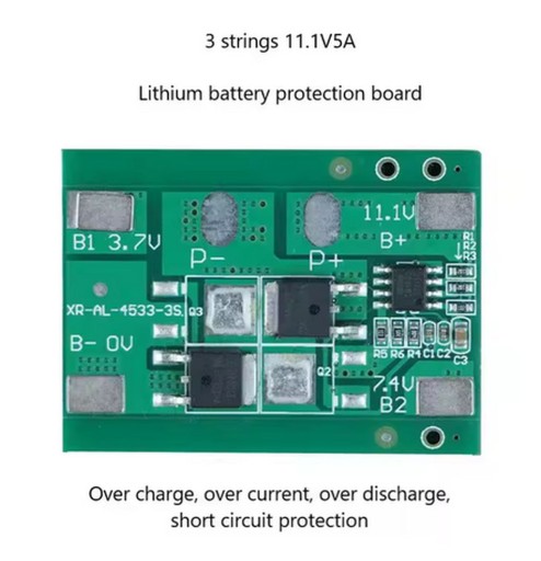 NABÍJACÍ MODUL BATÉRIE 3S 5A OCP 20A