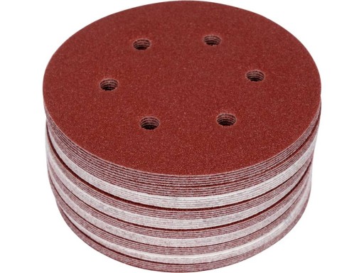 KOTÚČE BRÚSNEHO PAPIERA DIERKY NA VELCRO 150mm P40 50ks