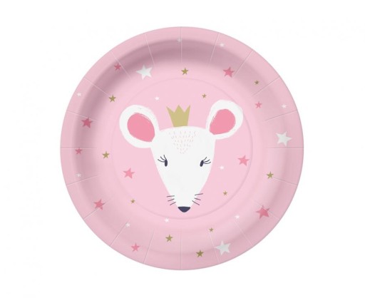 PAPIEROVÉ TANIERE Myš s korunkou, 10 kusov, 23 cm