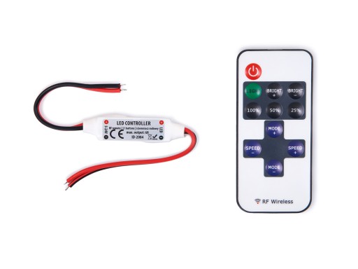 RF-1CH-11v2 OVLÁDAČ PRE JEDNOFAREBNÉ LED VÝLETY