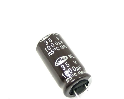 SAMWHA kondenzátor 1000uF/35VDC 12X25mm