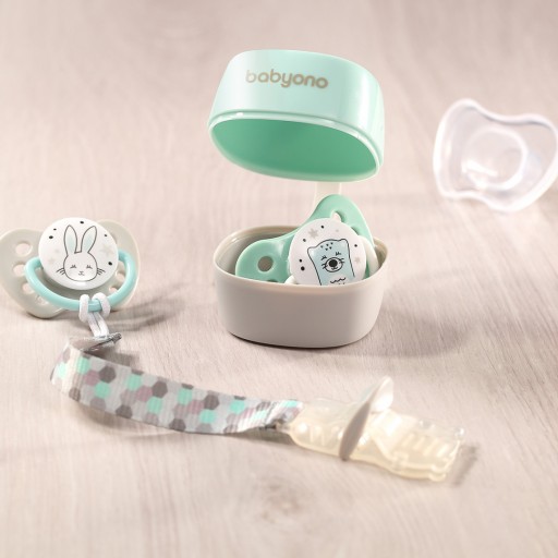 BabyOno NÁDOBA NA 2 cumlíky akéhokoľvek typu Puzdro